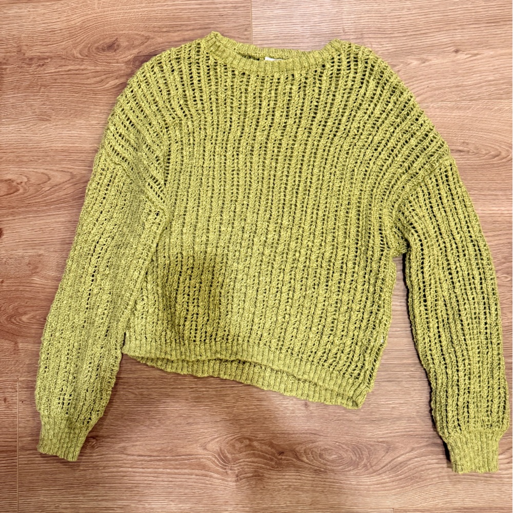 Blu Pepper Textured Lime Sweater